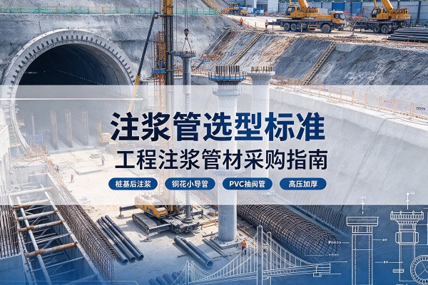 酉阳注浆管选型标准