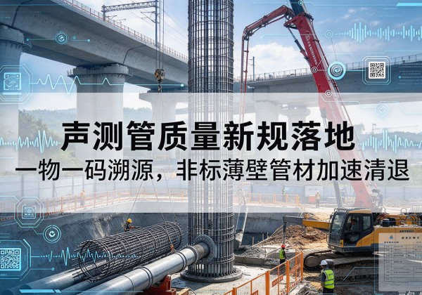 酉阳声测管质量新规落地，一物一码溯源，非标薄壁管材加速清退